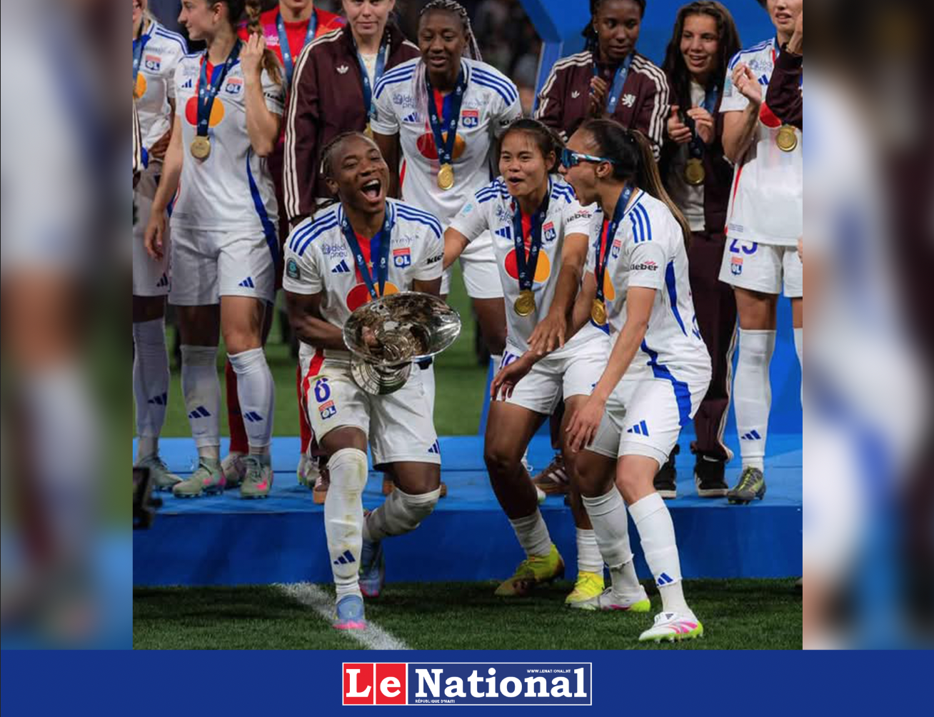 Élue MVP de la finale, Corventina remporte le trophée avec l’OL pour la deuxième fois consécutive !